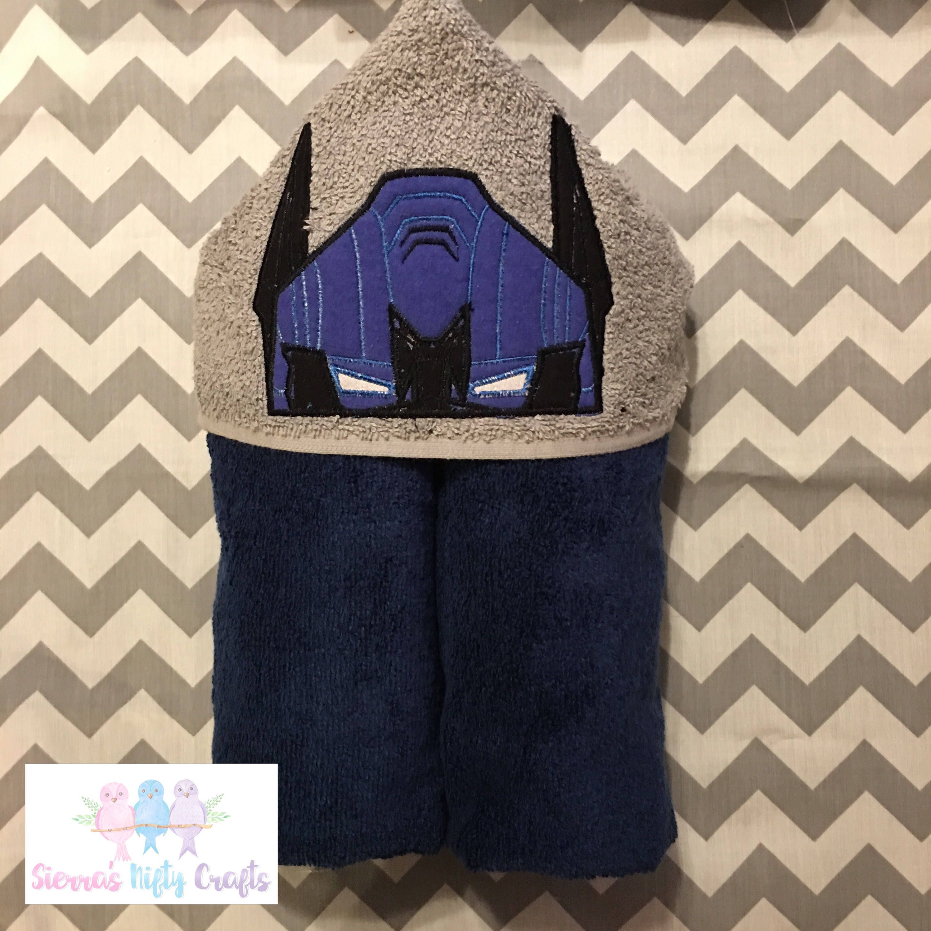 Autobot Hero Leader Hooded Towel Etsy