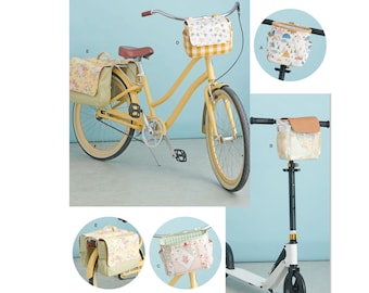 Simplicity 9804 / S9804 Easy Bags, Baskets and Panniers Sewing Pattern for Hands Free Storage - NEW UNCUT F/F