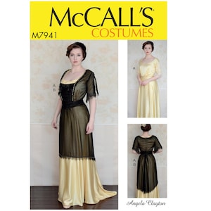 McCalls 7941 / M7941 - Sewing Pattern for Womens Beaded Flapper Dress - Size 6 8 10 12 14 or 14 16 18 20 22 - NEW UNCUT F/F