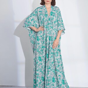 Sewing Patterns for Womens Caftans, Easy to Sew Caftan in 2 Lengths ...