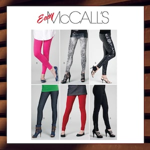 Sewing Pattern for Womens Knit Pants and Leggings - Size L XL (16 18 20 22) - Uncut F/F - OOP McCalls 6173 M6173