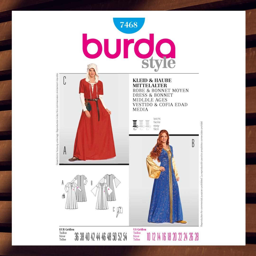 Patron De Couture Carnaval Burda 5488 – Neuf Pour Déguisement Créatif