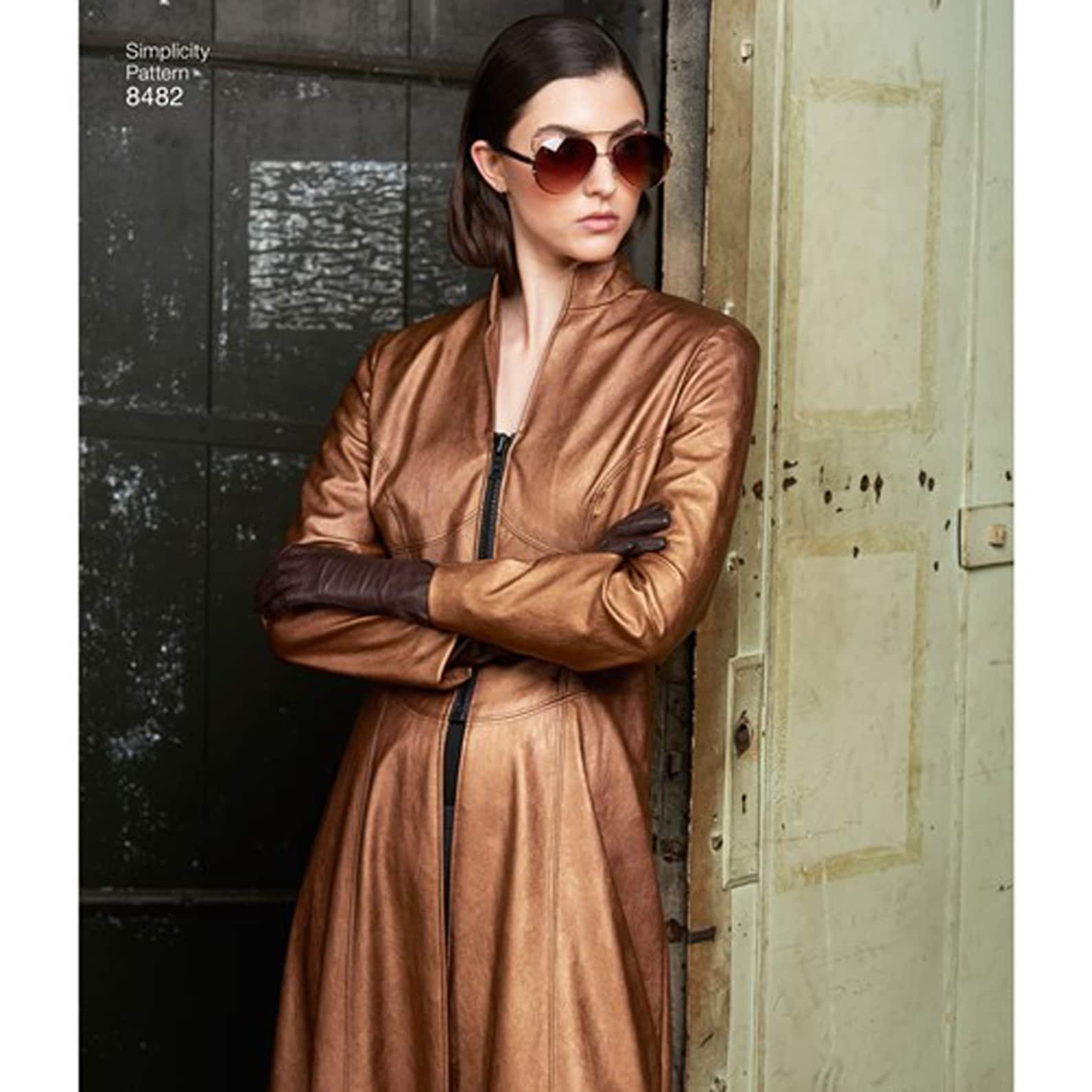 Women's Ankle Length Coat Sewing Pattern Simplicity 8482 Etsy