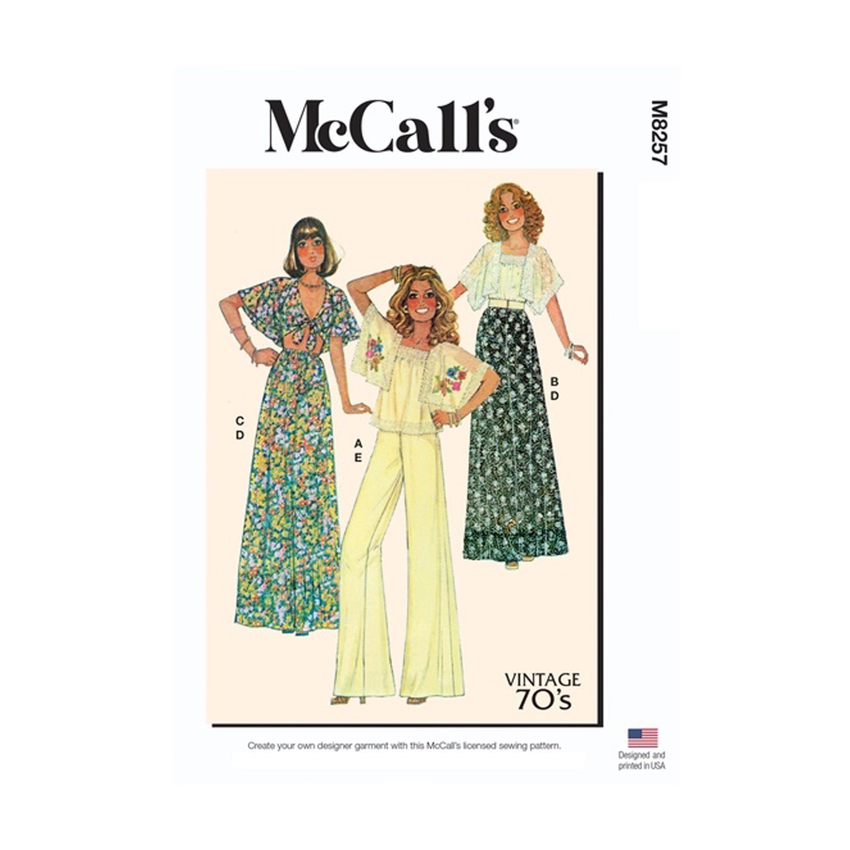 Easy Sewing Pattern for Womens Pants and Shorts, Wide Leg Pants, High  Waisted Pants, Womens Jeans, Mccalls 8408, Size 6-14 16-24, Uncut FF 