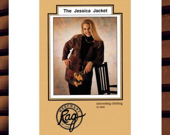 UNCUT F/F Sewing Pattern for Womens Quilted Patchwork Jacket - Size XS S M L XL (6-18) The Jessica Jacket by Rag Merchant