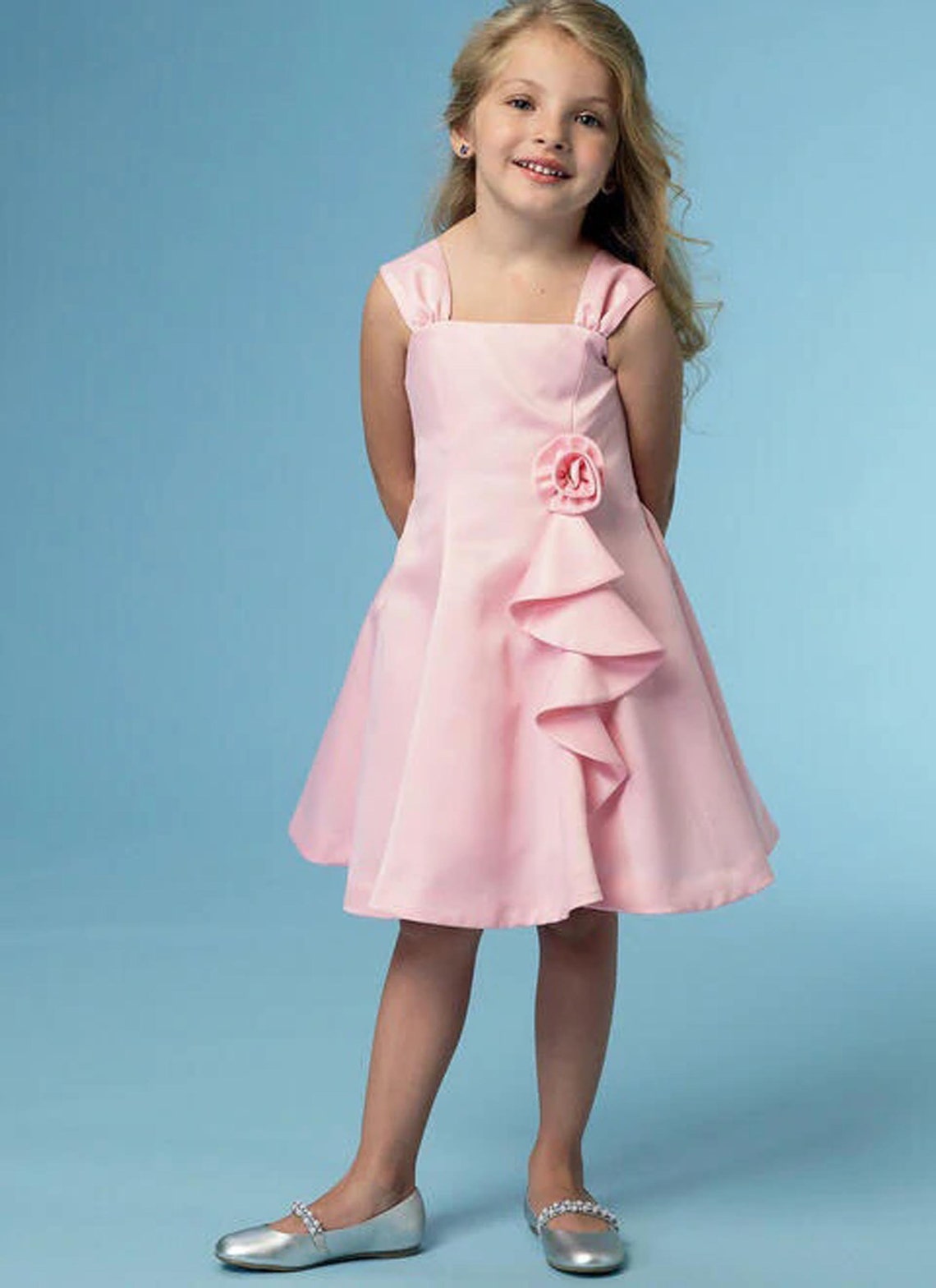 Flower Girl Dresses Sewing Pattern Butterick B5980 Size Etsy