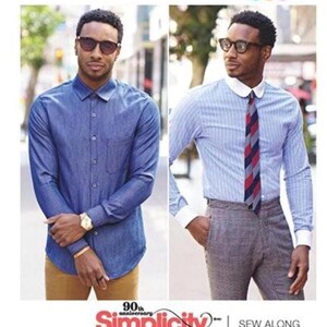 Simplicity S8427  Mens Dress Shirts by Mimi G.  Paper Sewing Pattern, New, Uncut, Factory Folded.