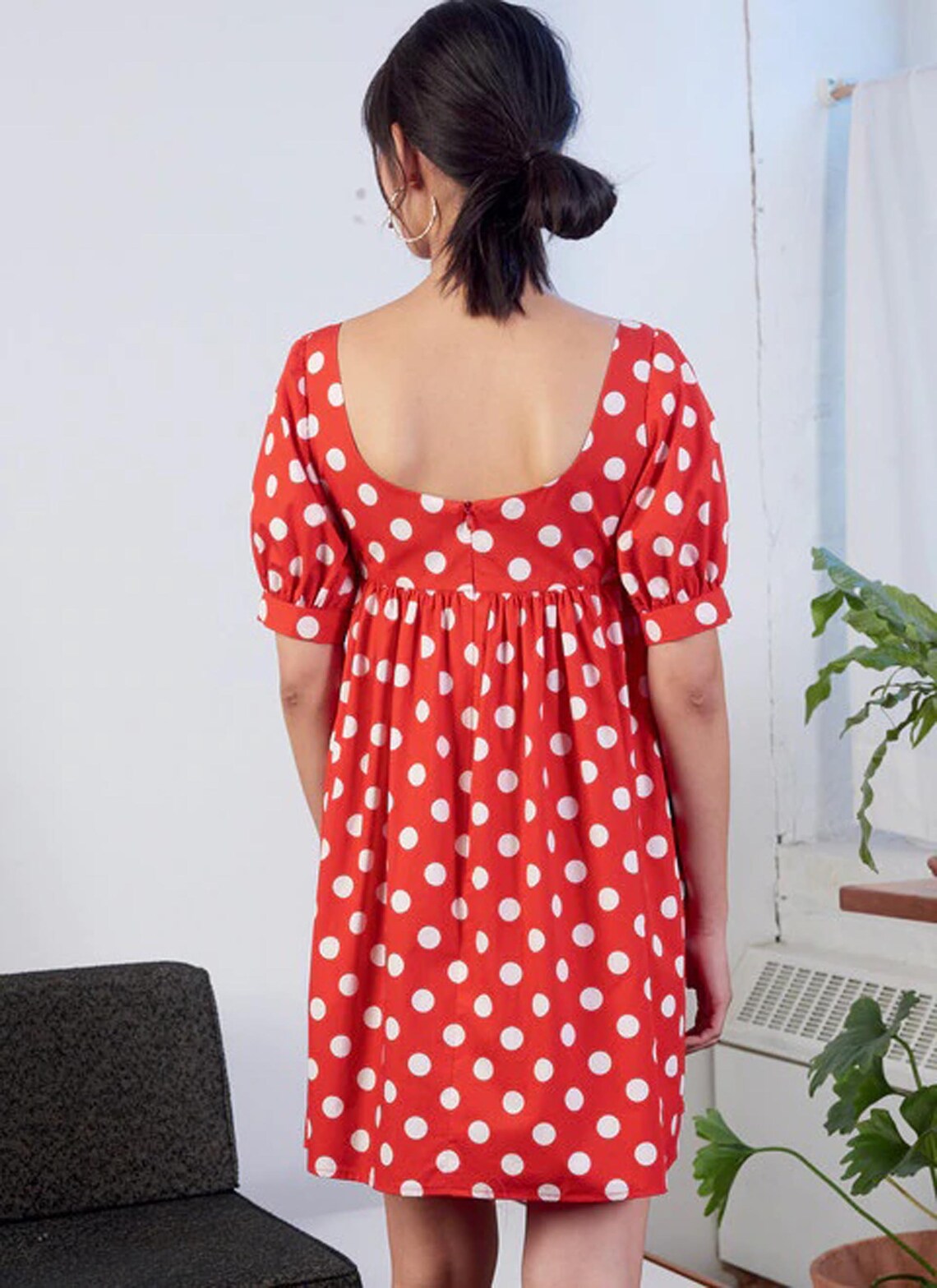 Empire Waist Baby Doll Dress Sewing Pattern for Women Etsy