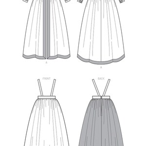Sewing Pattern for Womens Renaissance Costume - Size 6 8 10 12 14 or 14 16 18 20 22 Lined Dress & Skirt - UNCUT F/F - McCalls 7763 M7763 bild 6