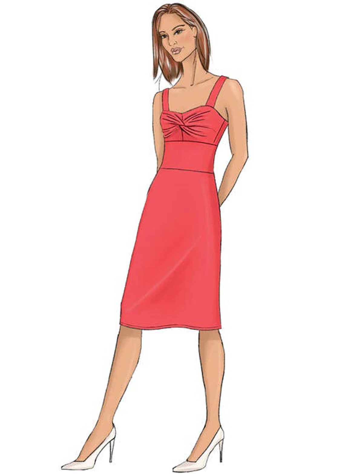 Knit Summer Dress Sewing Pattern for Women Butterick B6679 Etsy