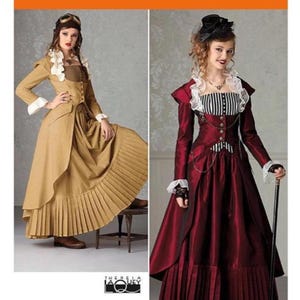 Simplicity 2172 Misses Steampunk Costume Designed by Theresa LaQuey.  Paper Sewing Pattern, New, Uncut, Factory Folded