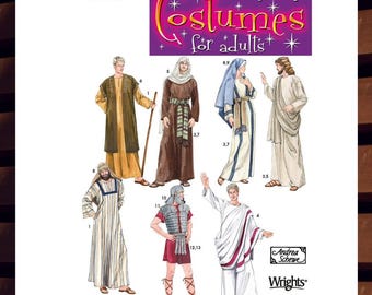 Sewing Pattern for Men Women Teen Nativity Costume - Size XS S M L XL Jesus, Mary, Soldier + more - UNCUT F/F - Simplicity 4213 S4213