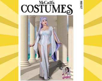Sewing Pattern for Womens Leotard Costume - Size 6 8 10 12 14 or 14 16 18 20 22 Front & Back Panel - UNCUT F/F - OOP McCalls 8187 M8187