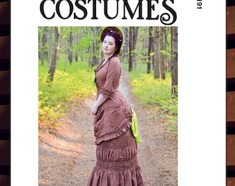 Sewing Pattern for Womens Skirts - Historical 1881 Skirts - Size 6 8 10 12 14 Full Length w/Ruffle - Uncut F/F - OOP McCalls 8191 M8191
