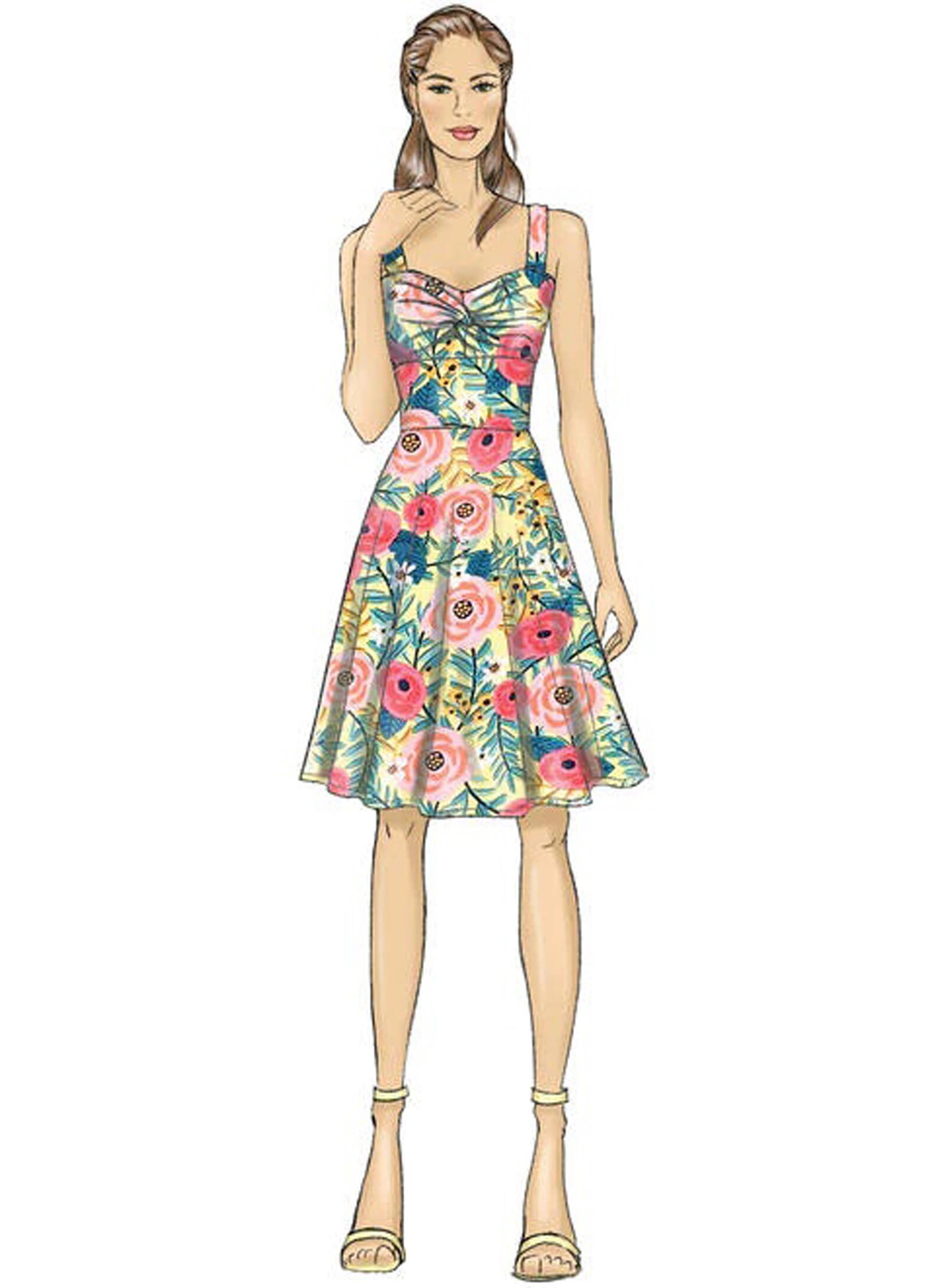 Knit Summer Dress Sewing Pattern for Women Butterick B6679 Etsy