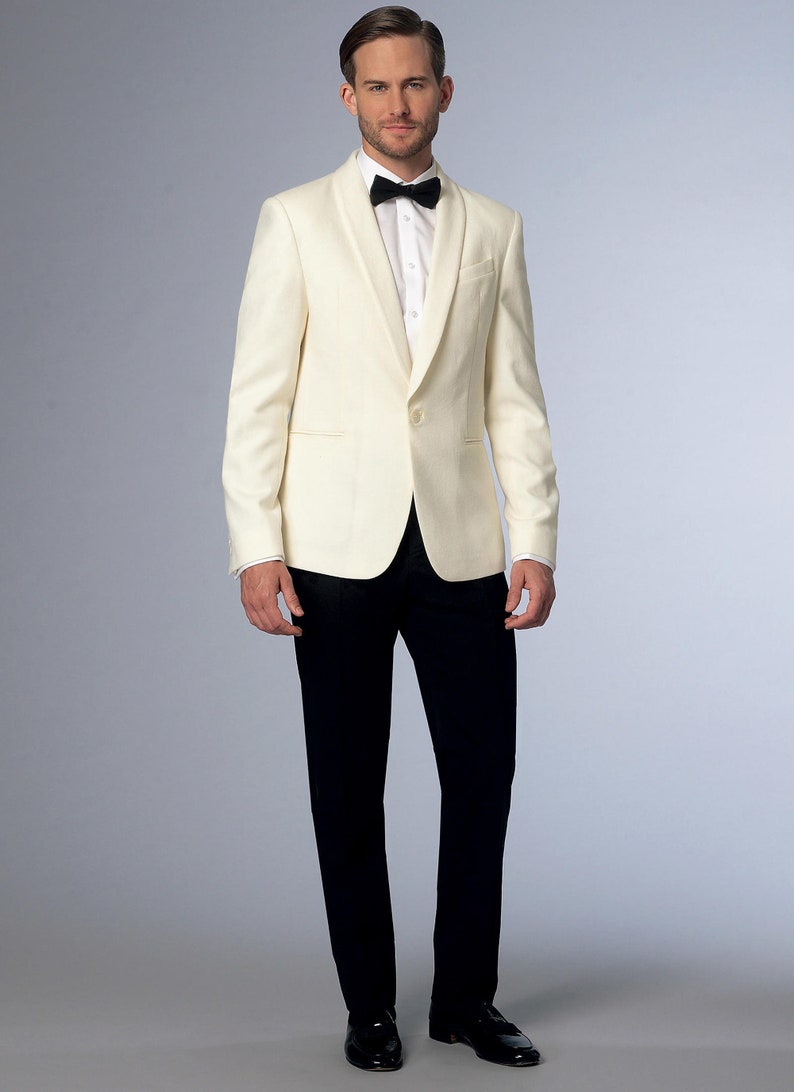 Vogue Men Tuxedo Sewing Pattern V9097 Size 34-40 or 40-46 - Etsy