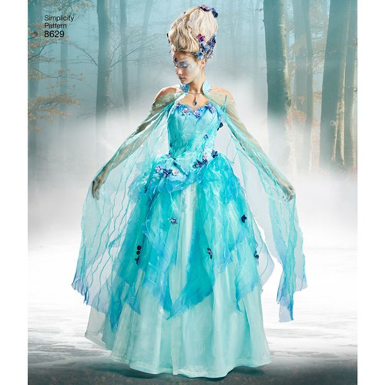 Adult Fairy Princess Costume Sewing Pattern Simplicity 8629 | Etsy