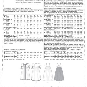 Sewing Pattern for Womens Renaissance Costume - Size 6 8 10 12 14 or 14 16 18 20 22 Lined Dress & Skirt - UNCUT F/F - McCalls 7763 M7763 bild 8