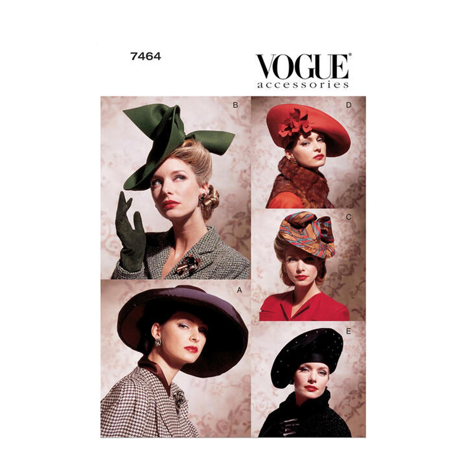 Vogue Accessories Sewing Pattern V8869 One Size Vintage Etsy