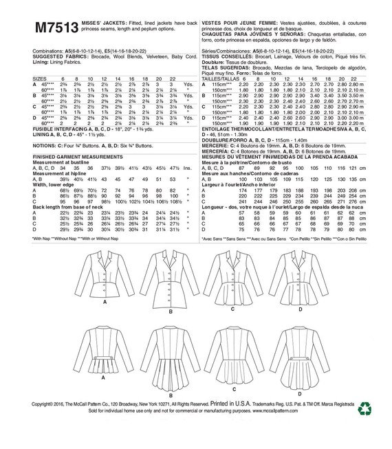 New Look Schnittmuster 6891 - Damen Oberteile Größe A (10-22), 5 Looks, Papier