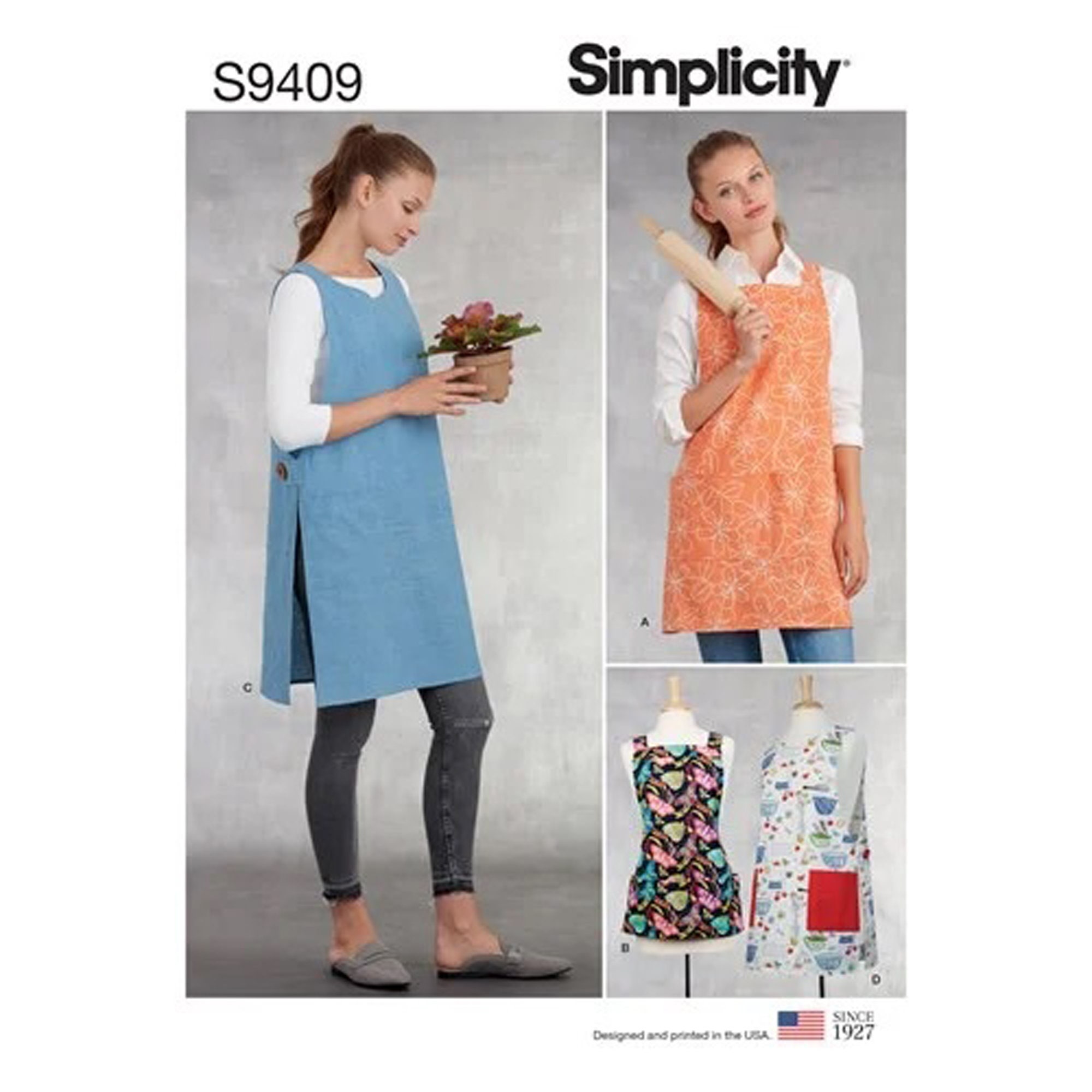 S to 3XL Cross Back Apron Sewing Pattern /japanese Pinafore