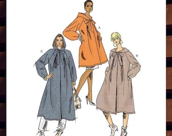Very Easy Sewing Pattern for Womens Coats - Size XS S M (4-14) or L XL 2XL (16-26) - Uncut F/F - Vogue 9340 V9340