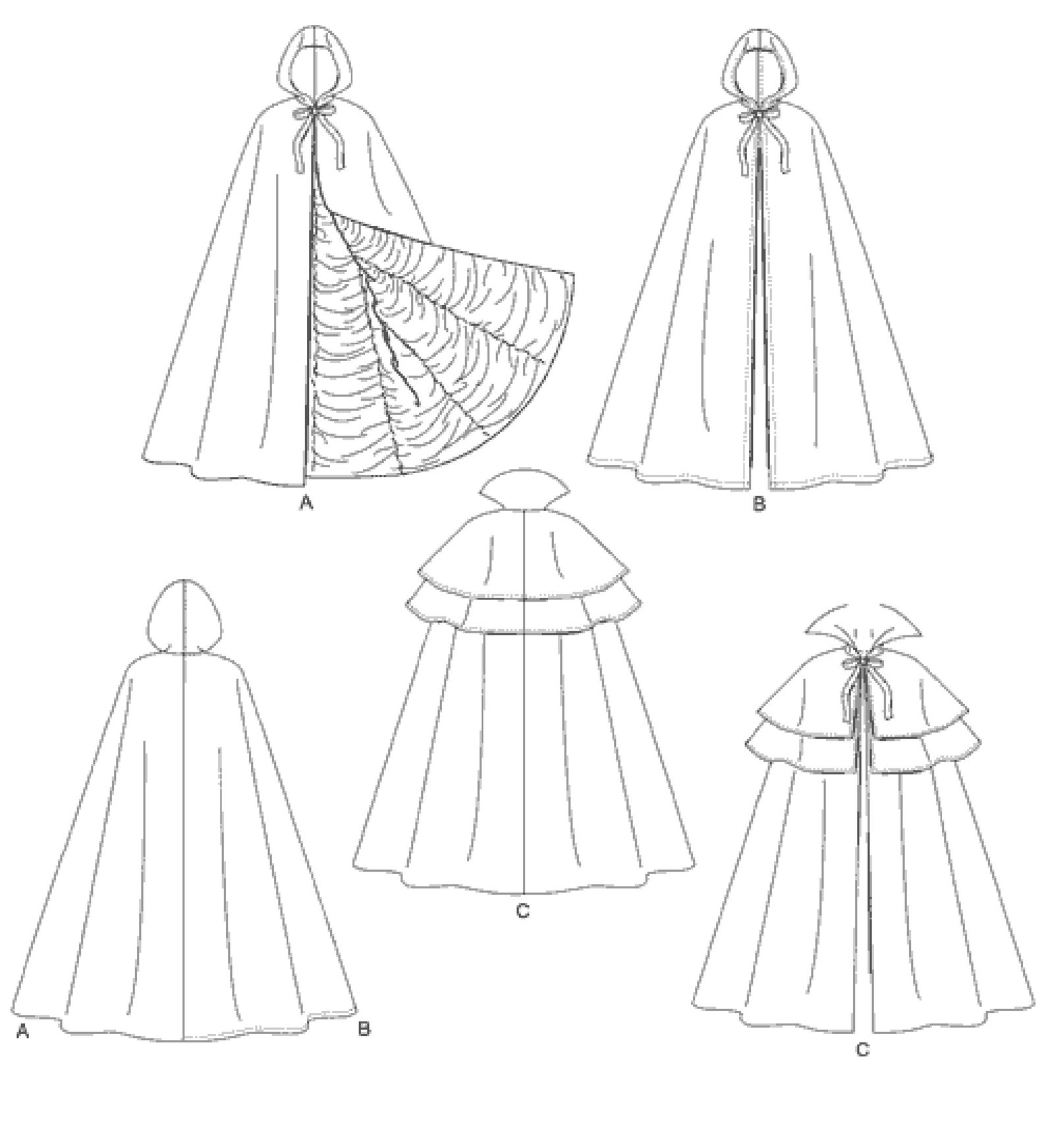 McCalls Capes Sewing Pattern 4139 Size SMLXL chest 31 Etsy
