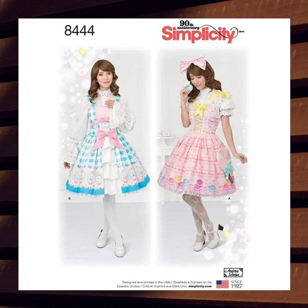 Lolita Kostüm Schnittmuster Simplicity - Empire-Taille Mit Mieder