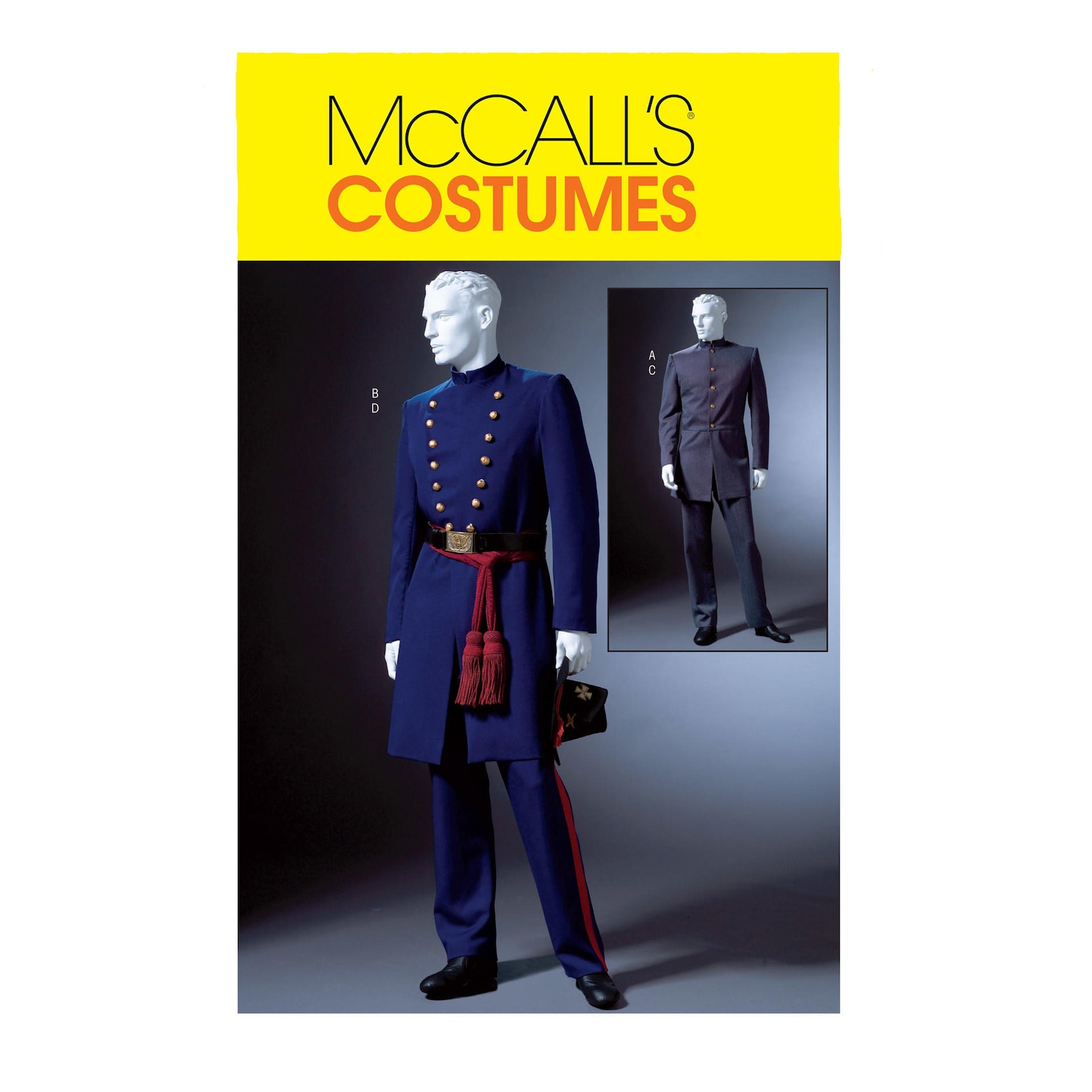 Men's Civil War Uniform Costume Sewing Pattern Etsy