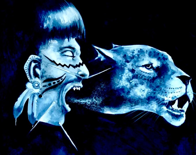 Amazonian shaman's anger