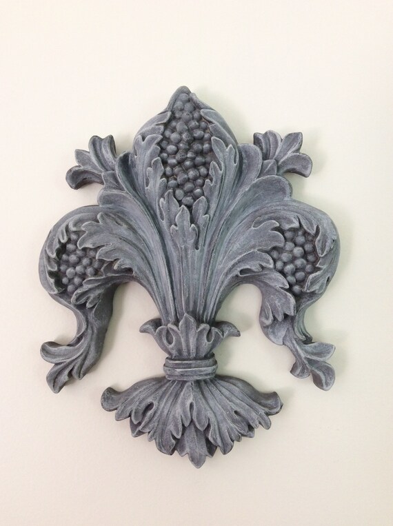 French Cottage Wall Plaque Decorative Sconce Shabby Image 0