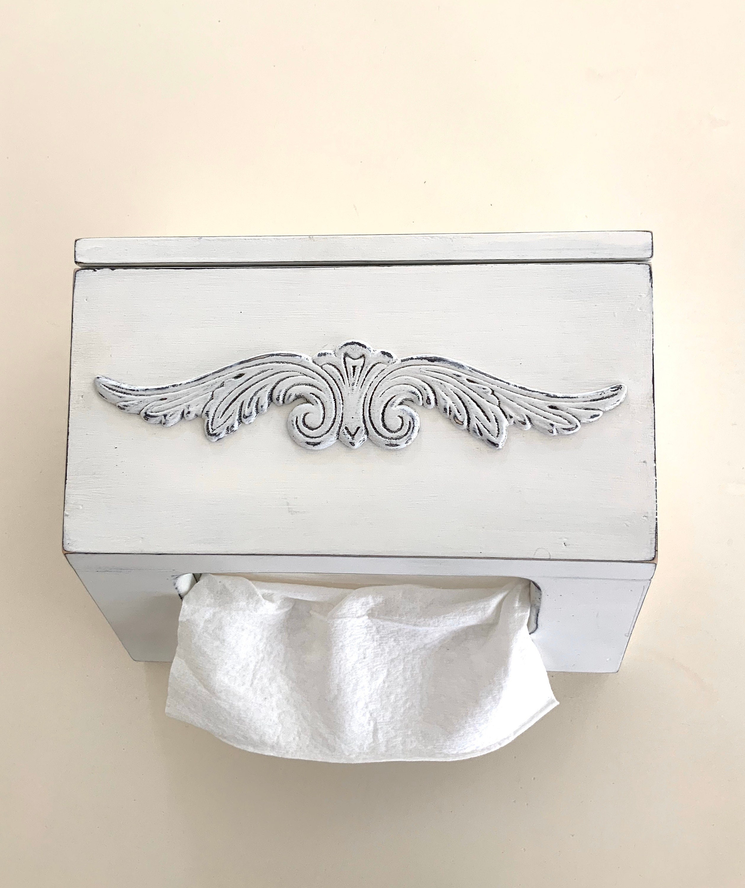 Facial Towel Storage Box / Disposable Paper Towel Holder / Wall Mounted  Face Towel Dispenser Without Drilling