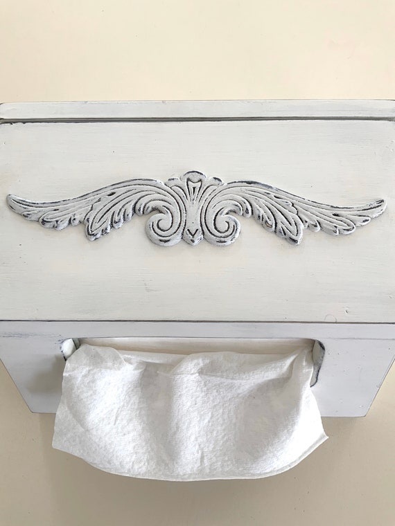 Paper Towel Holder Wall Mount - for Bathroom Hand White