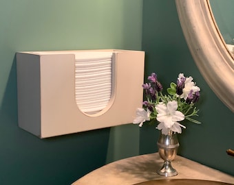 Wall Mount Paper Towel Dispenser, Kitchen Paper Towel Holder, Counter Top Guest Towel Holder