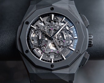 Hublot Orlinski Classic Aerofusion Cronografo in ceramica Edizione limitata Scheletrato