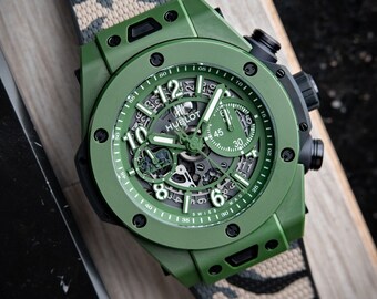 Hublot Big Bang Unico SORAI Edizione limitata di 100 esemplari in ceramica verde scheletro