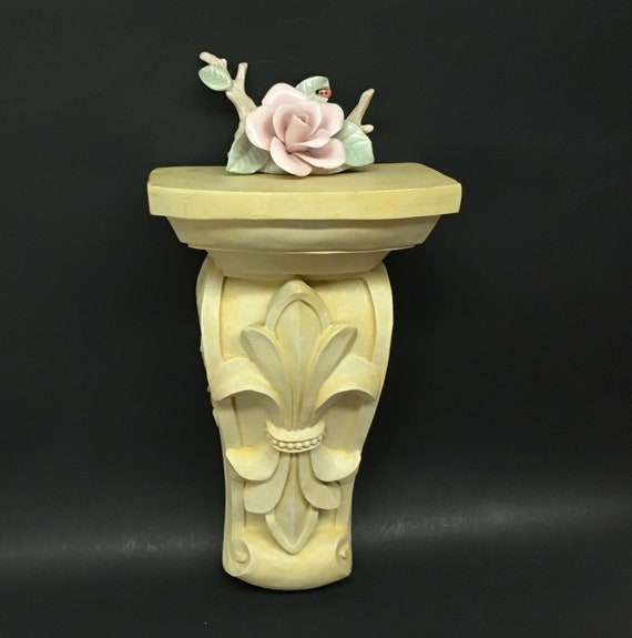 Fleur De Lis Corbel Shelf Is A Large 10 3 4 High Tuscan Etsy