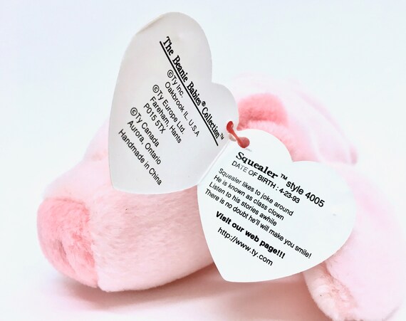 ty beanie babies squealer style 4005