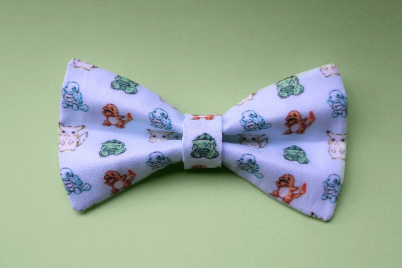 Pokemon Starters Hair Bow Or Bowtie Etsy