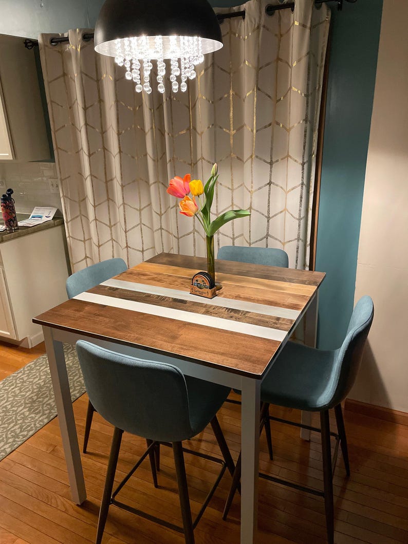 Counter add-on for tables and benches/stools with wood legs only image 7