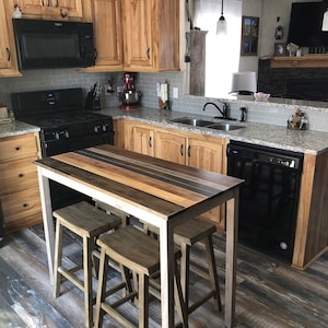 Counter add-on for tables and benches/stools with wood legs only image 2