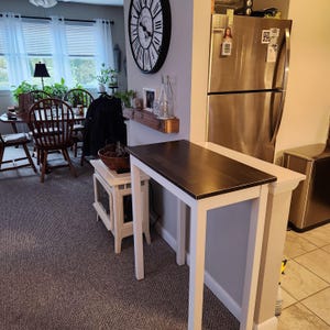 Counter add-on for tables and benches/stools with wood legs only image 9