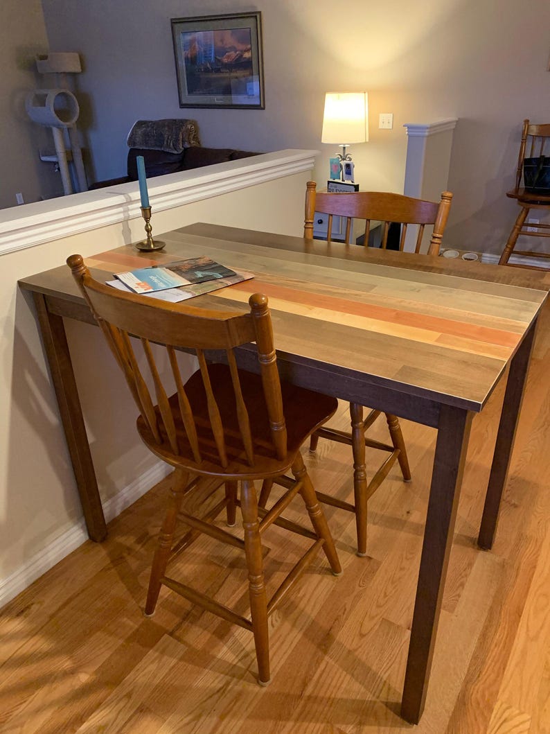 Counter add-on for tables and benches/stools with wood legs only image 6