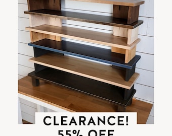 Solid Wood Monitor Stand: 35" x 8 1/2" x 5" - 55% off - Desk Riser