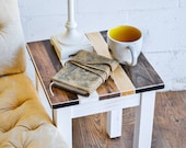 Farmhouse Side Table | Stool | Small End Table | Short Side Table | Multipurpose Table