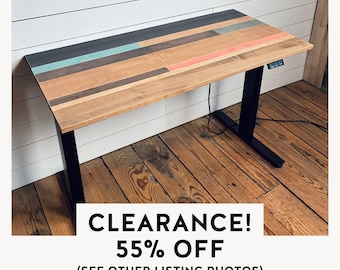 Adjustable Standing Desk: 47" x 23" - The Jessiah - 55% off