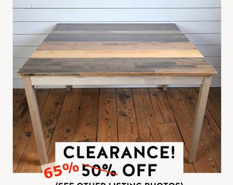 Maple Square Dining Table: "The Westley" - 47" x 47" - 65% off