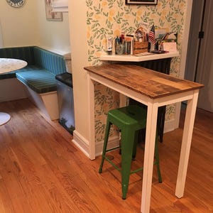 Counter add-on for tables and benches/stools with wood legs only image 4