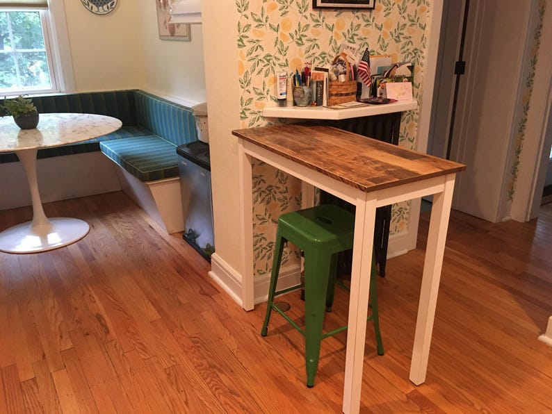 Counter add-on for tables and benches/stools with wood legs only image 4