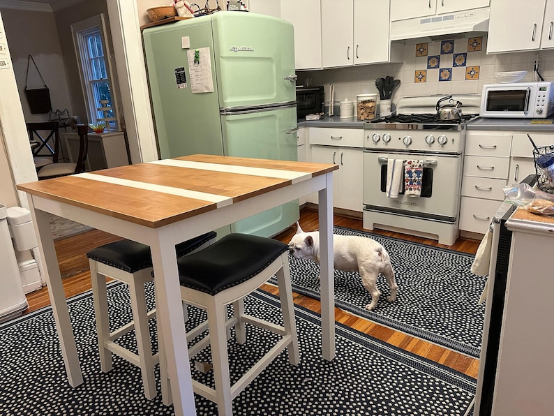 Counter add-on for tables and benches/stools with wood legs only image 8
